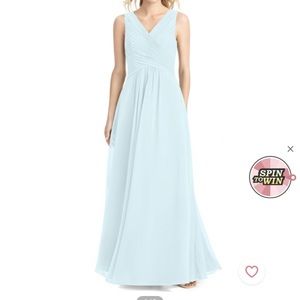 Azazie Flora Mist Bridesmaid Dress